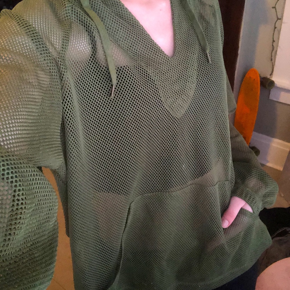Mesh hoodie